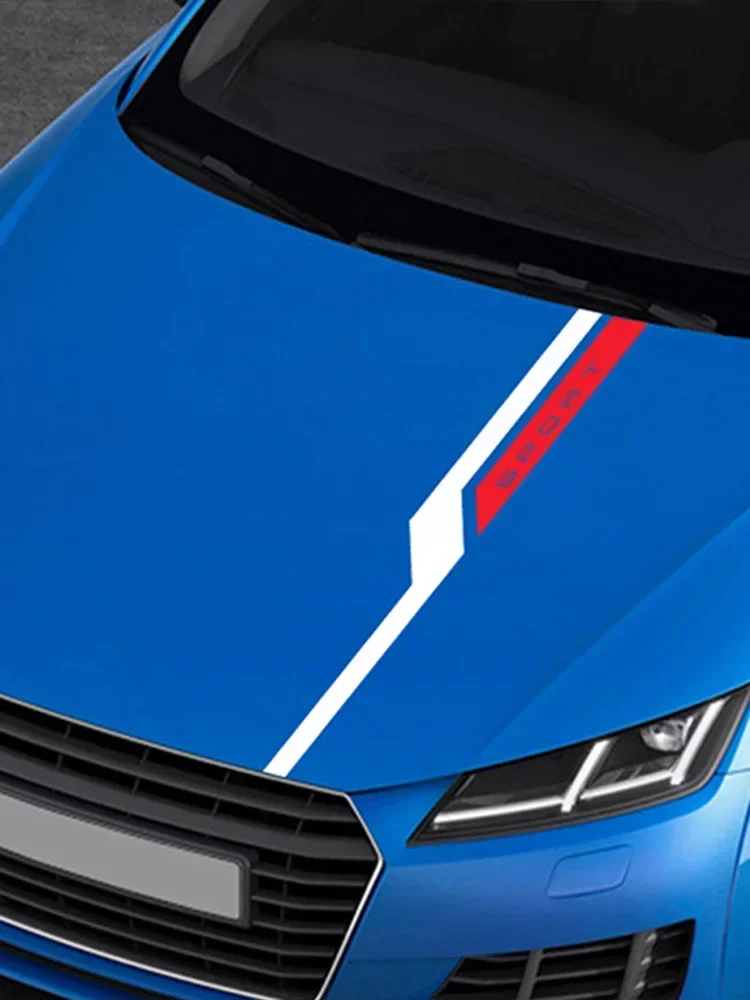 AliExpress 100cm Stickers Vinyl Universal Car Decal for Sport Hood Bonnet Non Gadgets Fading Decor Tuning Bicycle Auto Accessories