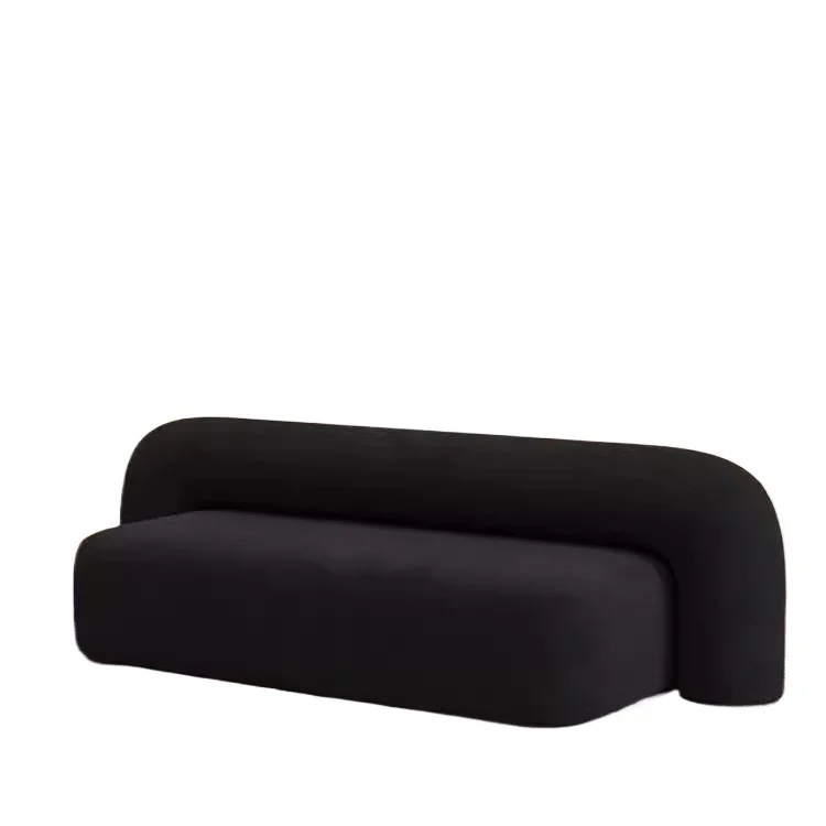 

Three-person sofa booth, cafe reception room Double women's clothing store sitting area Sofa Internet
