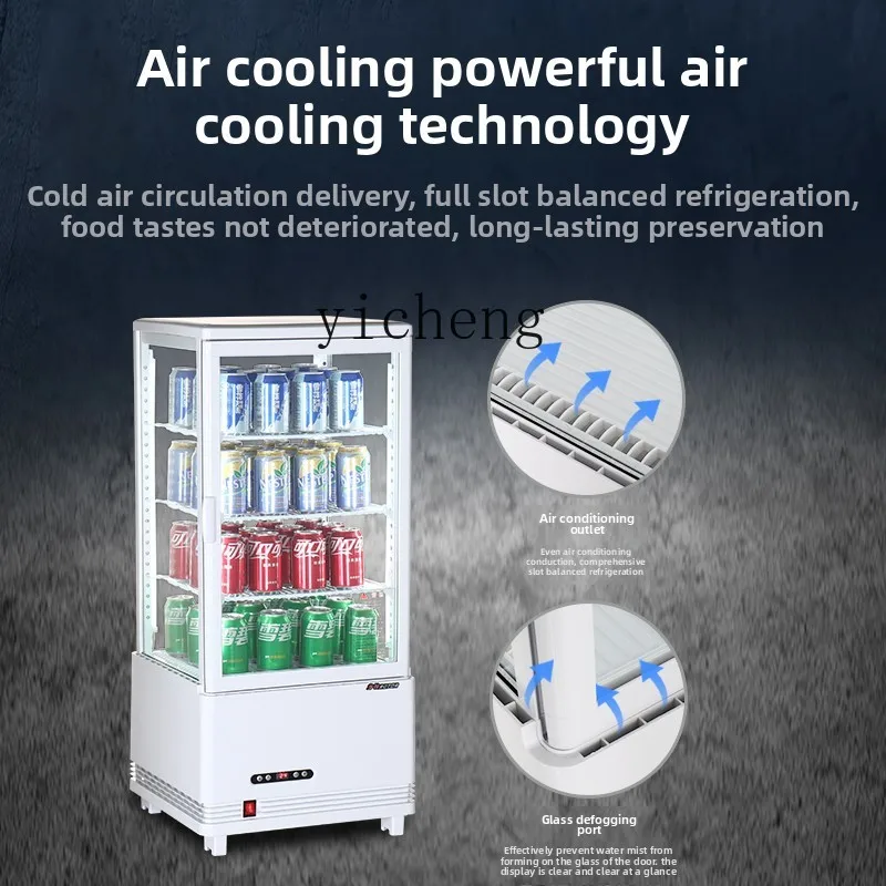 

XL hot and cold refrigerated fresh-keeping display cabinet vertical desktop dessert cake cabinet
