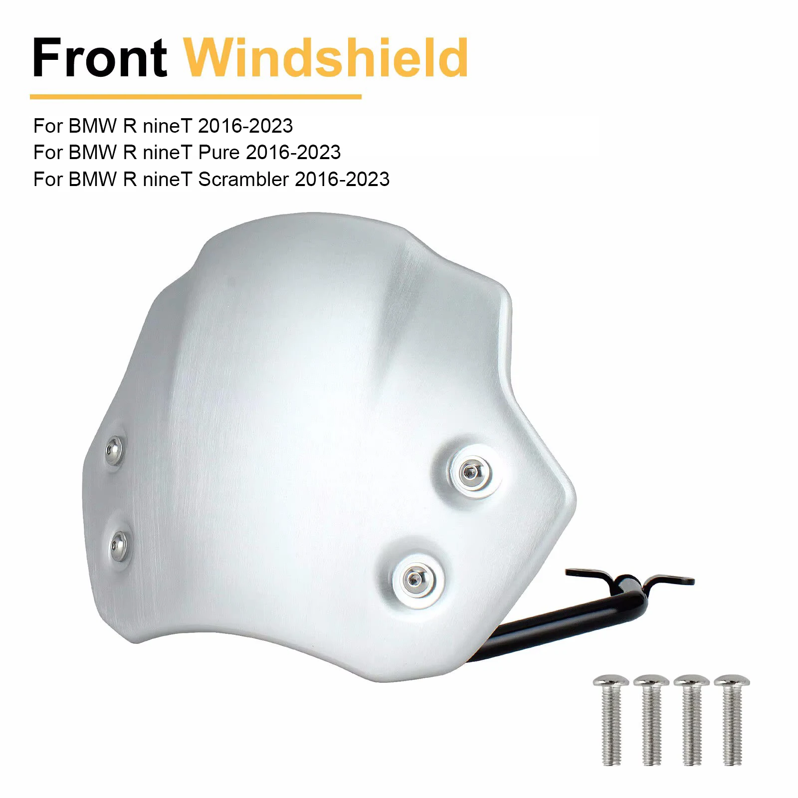 Front Windshield For BMW R NineT Pure/Scrambler 2016 2017 2018 2019 2020 2021 2022 2023 Fairing Windscreen