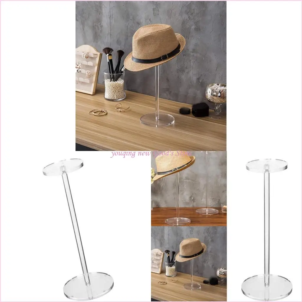 

57QA Sturdy Acrylic Hat and Holder Portable Accessory for Retail Displays