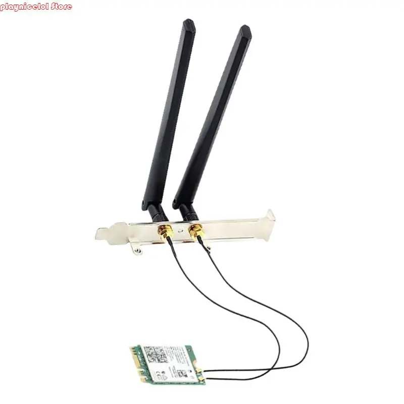 E8BA WiFi 어댑터 M.2 1200Mbps 2.4G/5GHz 더블 밴드 M.2 PC 노트북 용 무선 어댑터 호환 어댑터