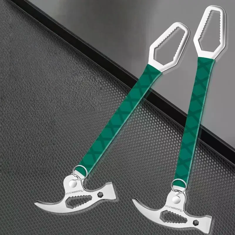 

1 шт. многофункциональный гаечный ключ для ногтей, складной молоток из овечьего рога, деревообрабатывающий инструмент