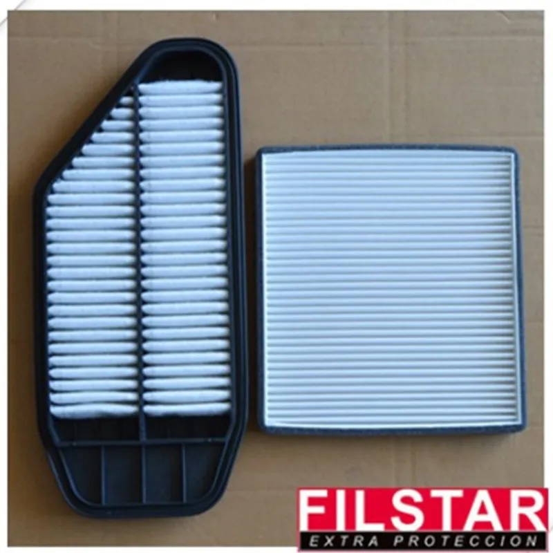 Kit de filtro para chevrolet spark 2010 -- filtro de ar + filtro de cabine