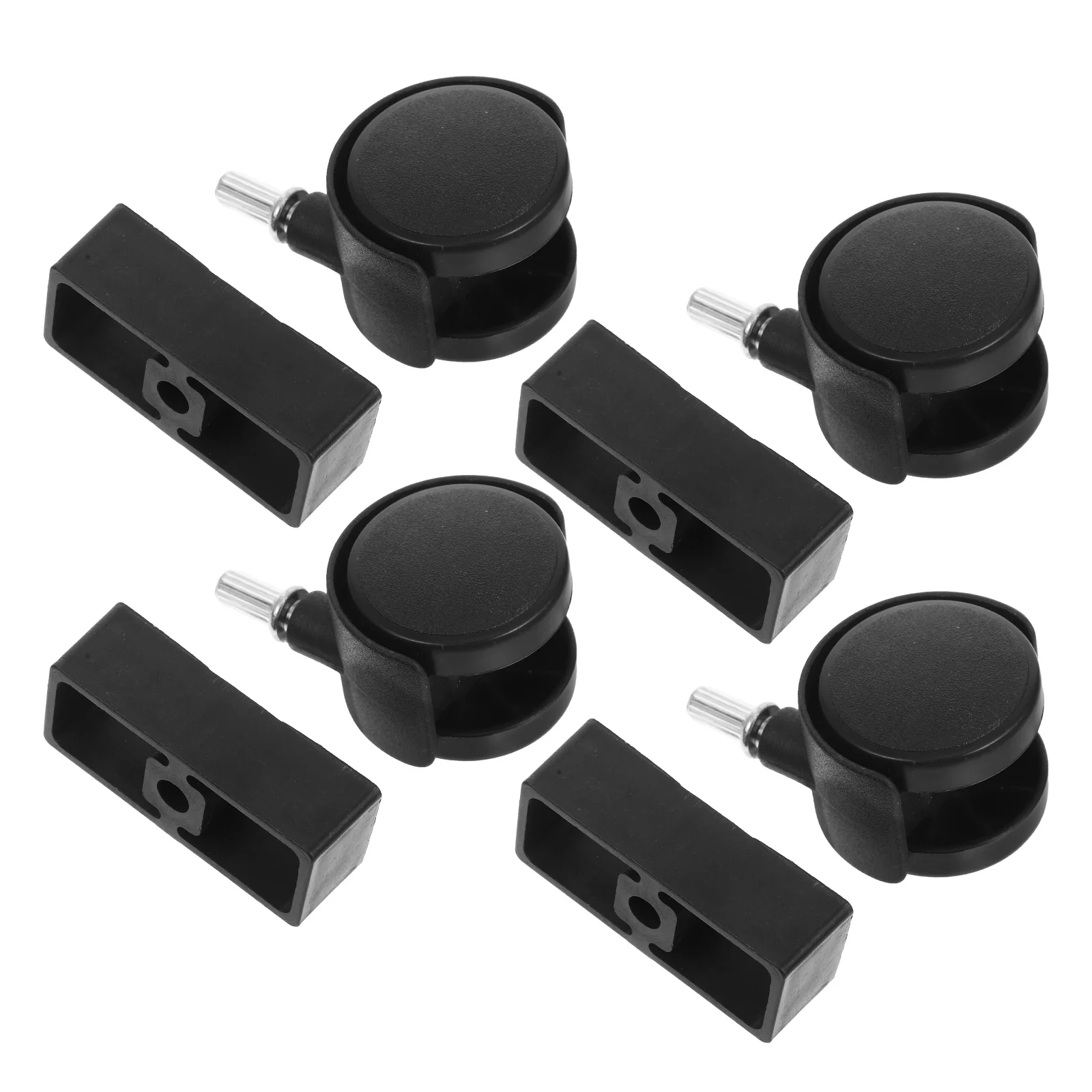 

4 pcs Planting Box Accessories Heavy Duty Wheels Garden Planter With Rotatable Casters Balcony Patio Mobility Flower Pot Tray