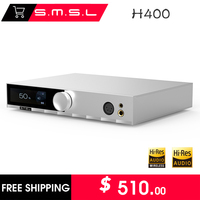 New SMSL H400 Double wood Sanlin fully balanced three gear high gain earphone amplifier HIFI fever level