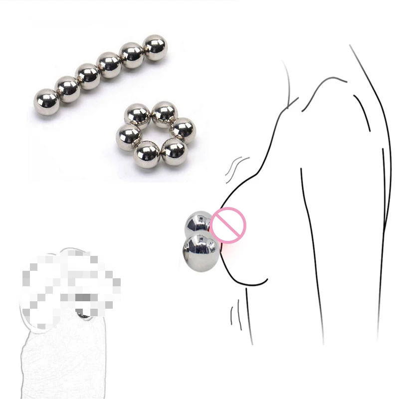 Nipple Clamps Strong Magnetic Orbs BDSM Bondage G Spot Clitoris Stimulator Erotic Sex Toys For Women Couples Adult Game Sex Shop