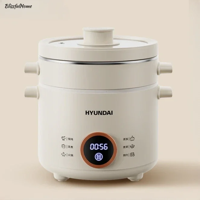 

Multifunctional mini electric cooker. New. Household. Multifunctional rice cooker and small soup pot. Large capacity.