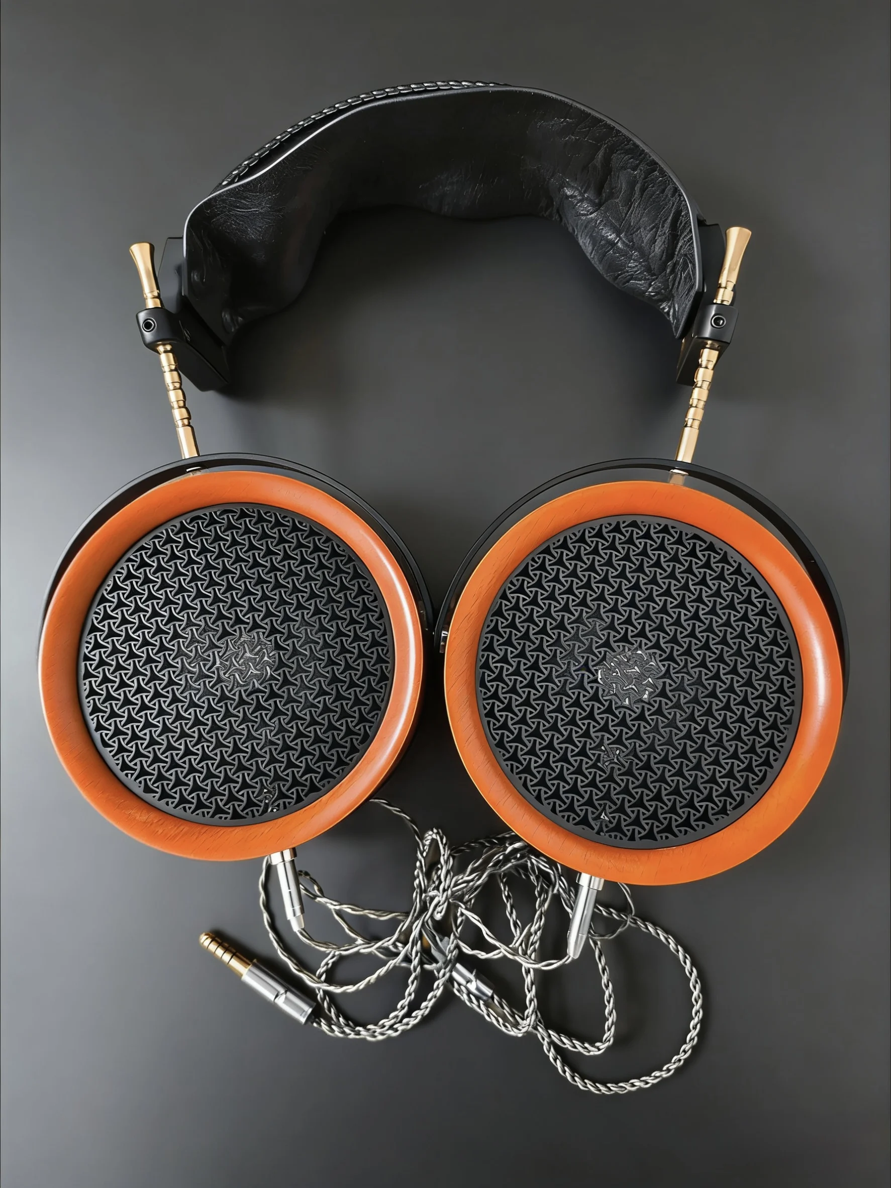 Open-back wired headphones for music enthusiasts, cool and refreshing sound quality, without microphone noise cancellation