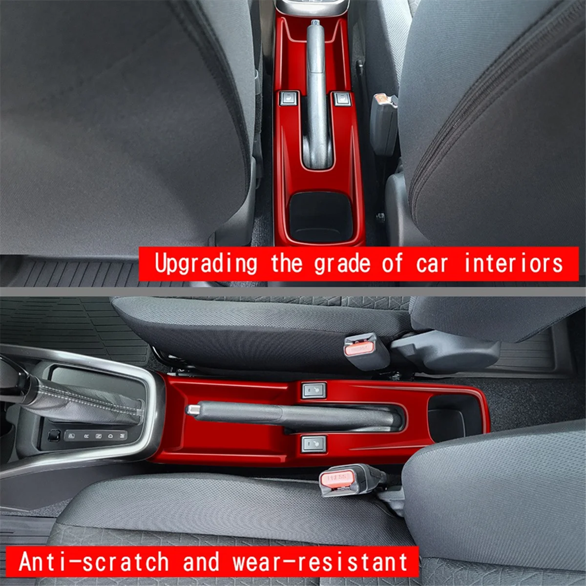 

Car C-Car Cup Holder Frame Handbrake Handle Trim Cover Sticker Interior Accessories for Swift 2024