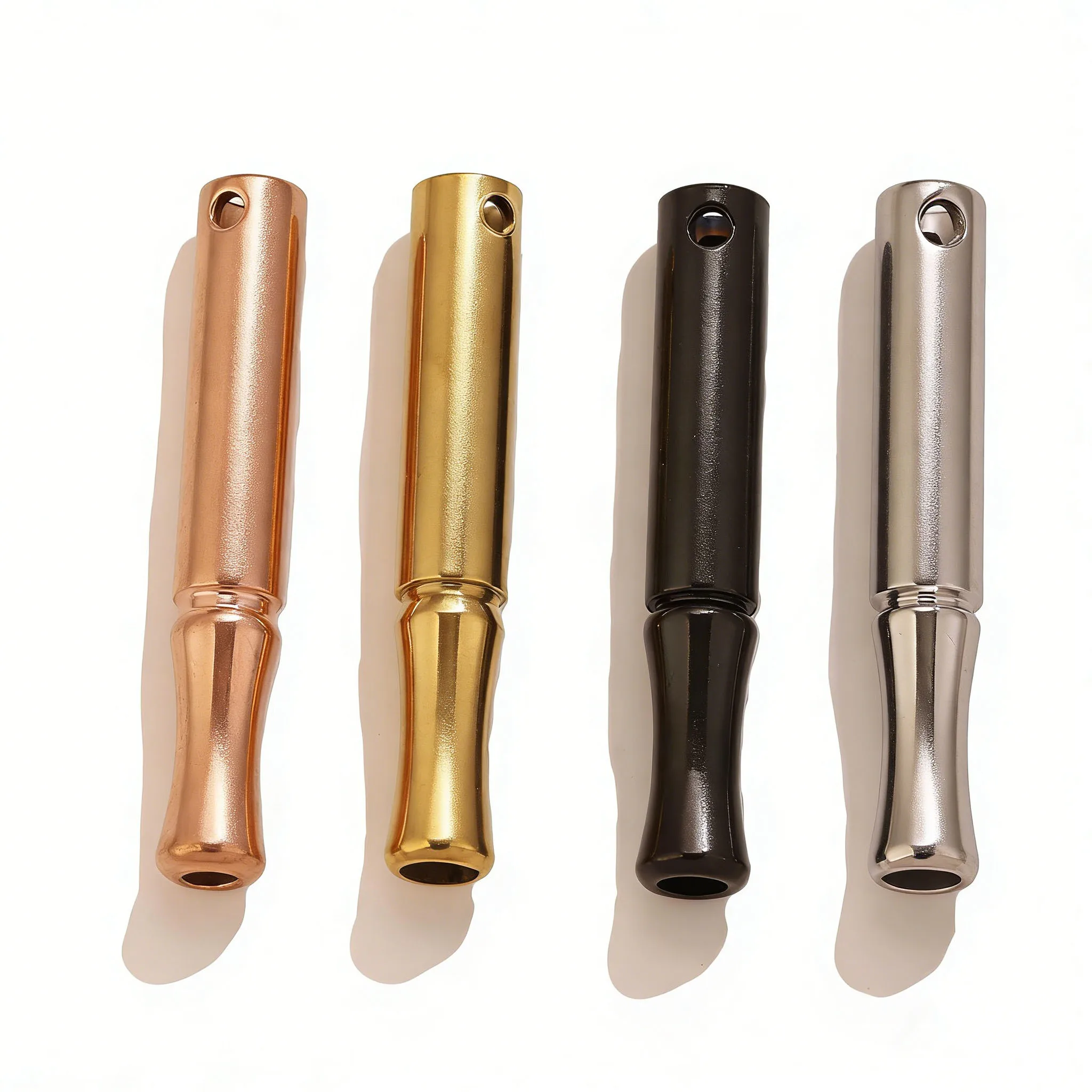 Stainless Steel Plated Rose Gold Gun Black Anxiety Breathing Pendant for Women Stress Relief Meditation Necklaces Yoga Jewelry