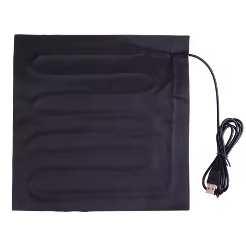 22x22cm 5V USB 애완 동물 따뜻한 난방 패드 전기 히터 패드 겨울 따뜻한 카펫 탄소 섬유 난방 패드 손 따뜻하게