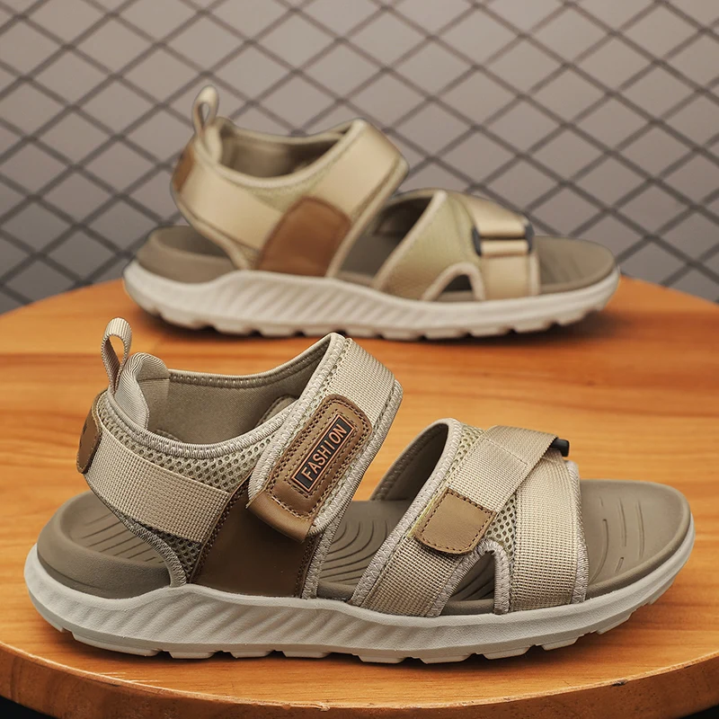 

Men Sandals Summer Men's Shoes Outdoor Water Shoes Leather Sandals For Men