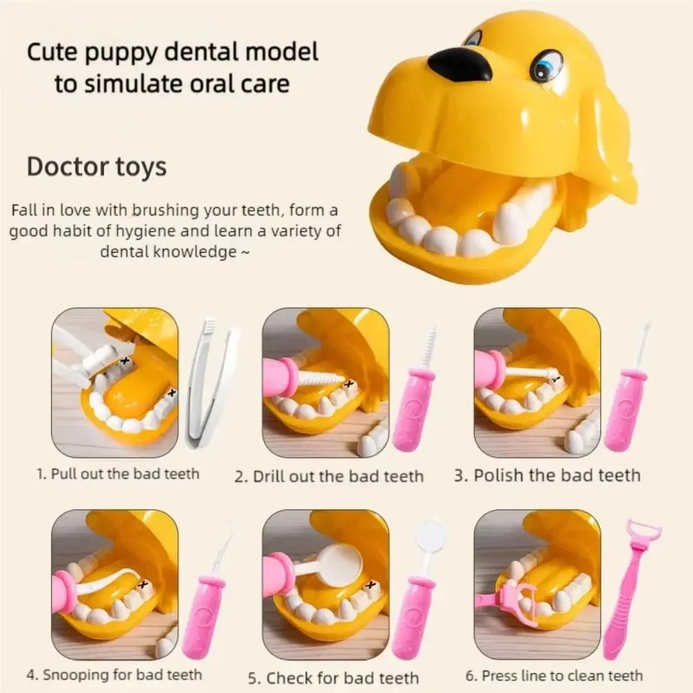 Crianças criativas médico jogar conjunto simulação educacional dentista criança estetoscópio médico conjunto engraçado azul/rosa enfermeira ferramentas saco brinquedos