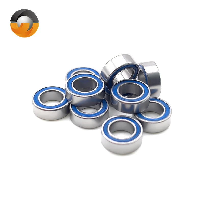 MR74RS 4x7x2.5mm Bearing 5Pcs ABEC-7 Miniature Ball Bearing MR63 MR84 MR85 MR105 MR115 MR126 MR128 MR148 -2RS Blue Rubber Sealed