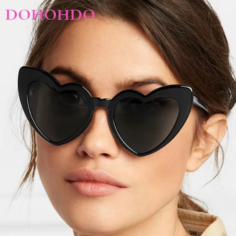 

Personality Heart Sunglasses Women 2025 Vintage Red Hearts Shaped Sunglass Ladies Retro Brand Designer Eyewear For Female Shades