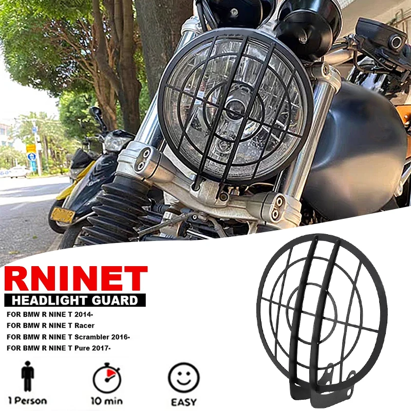 

Motorcycle Headlight Grille Protector Front Lamp Guards Head Light Protective Cover For BMW R9T R Nine T Pure R NINET Scrambler