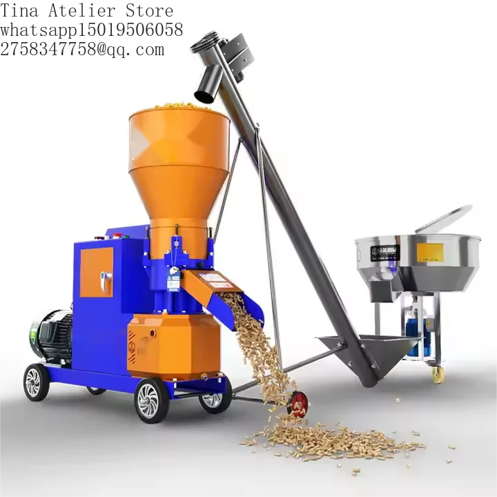 New Juyongfeng Home Use Stainless Steel Pellet Press Machine High Capacity Animal Feed Production Line with 2-Year Warranty