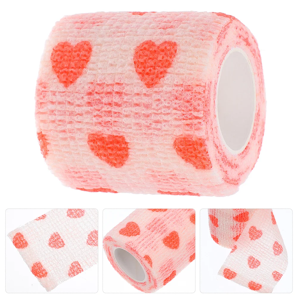 2 Pcs Pet Protection Belt Cats Bandage Pink Non-woven Fabric Athletic Sport Wrap