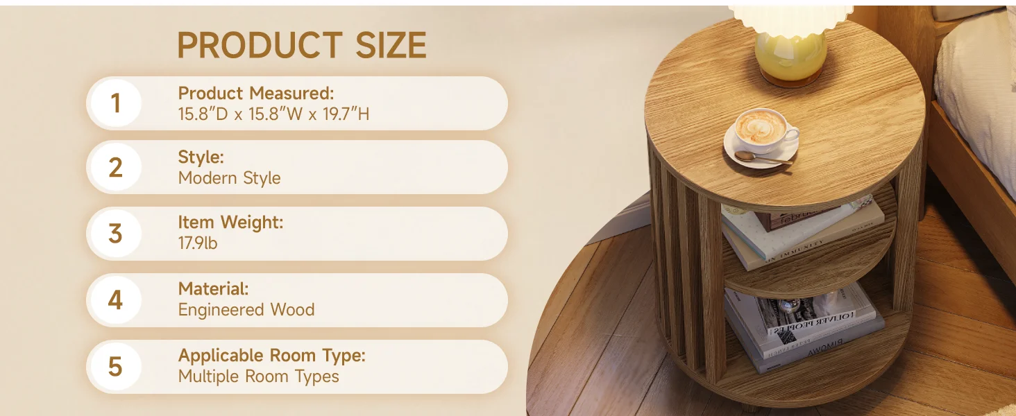 bedside tables