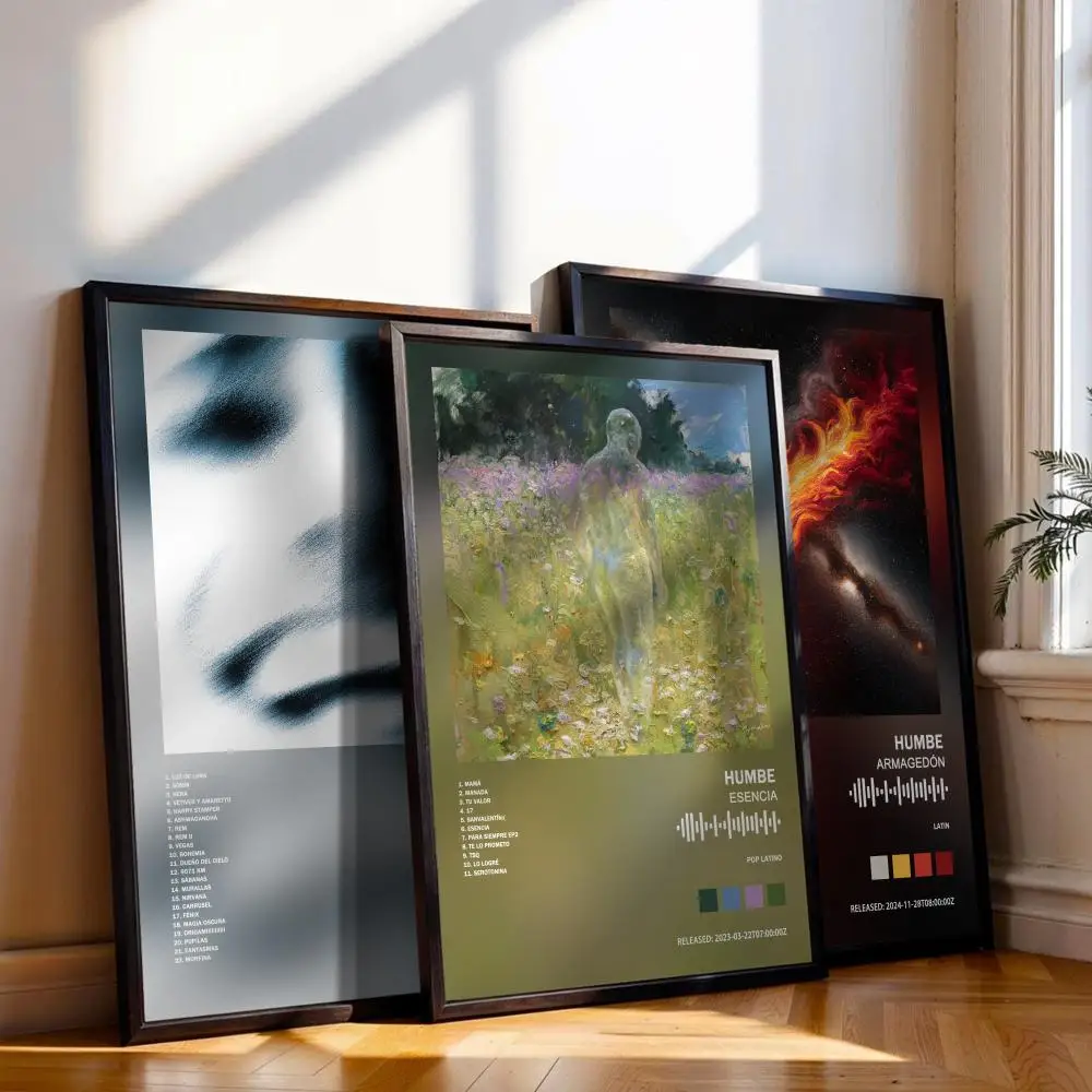 HUMBE Poster Musik Album Cover für Zimmer Leinwand Malerei Druck Kunst Home Wand Dekor Bild Geschenk