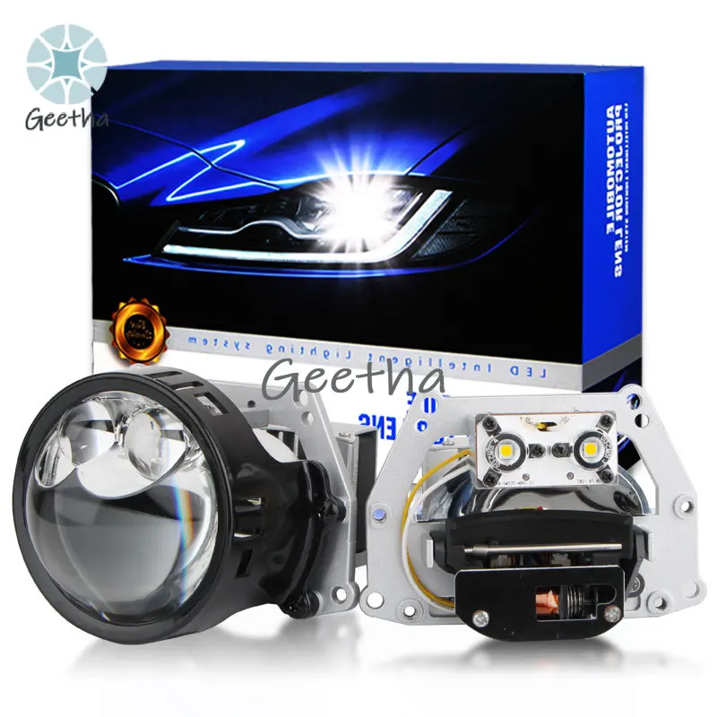 

For Suitable For BMW Motorcycle Lighting Accessories Auto Lighting Systems Bi Led Projector Lens 3.0 Inch H4 Laser Headlight Len