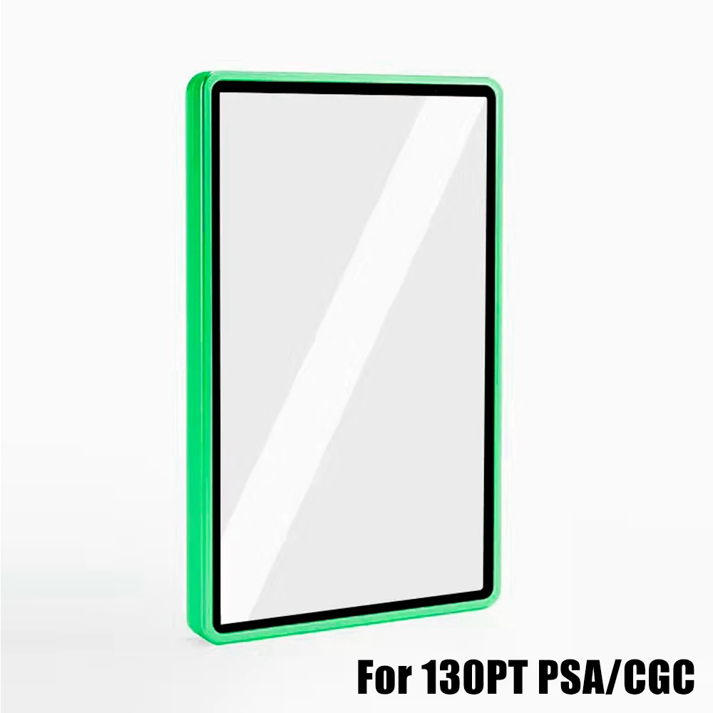 35-130PT Mehrfarbige Aluminiumlegierung Schutzhülle für PSA CGC BGS Graded Card Slabs, gehärtetes Glas Sammelkartenhalter