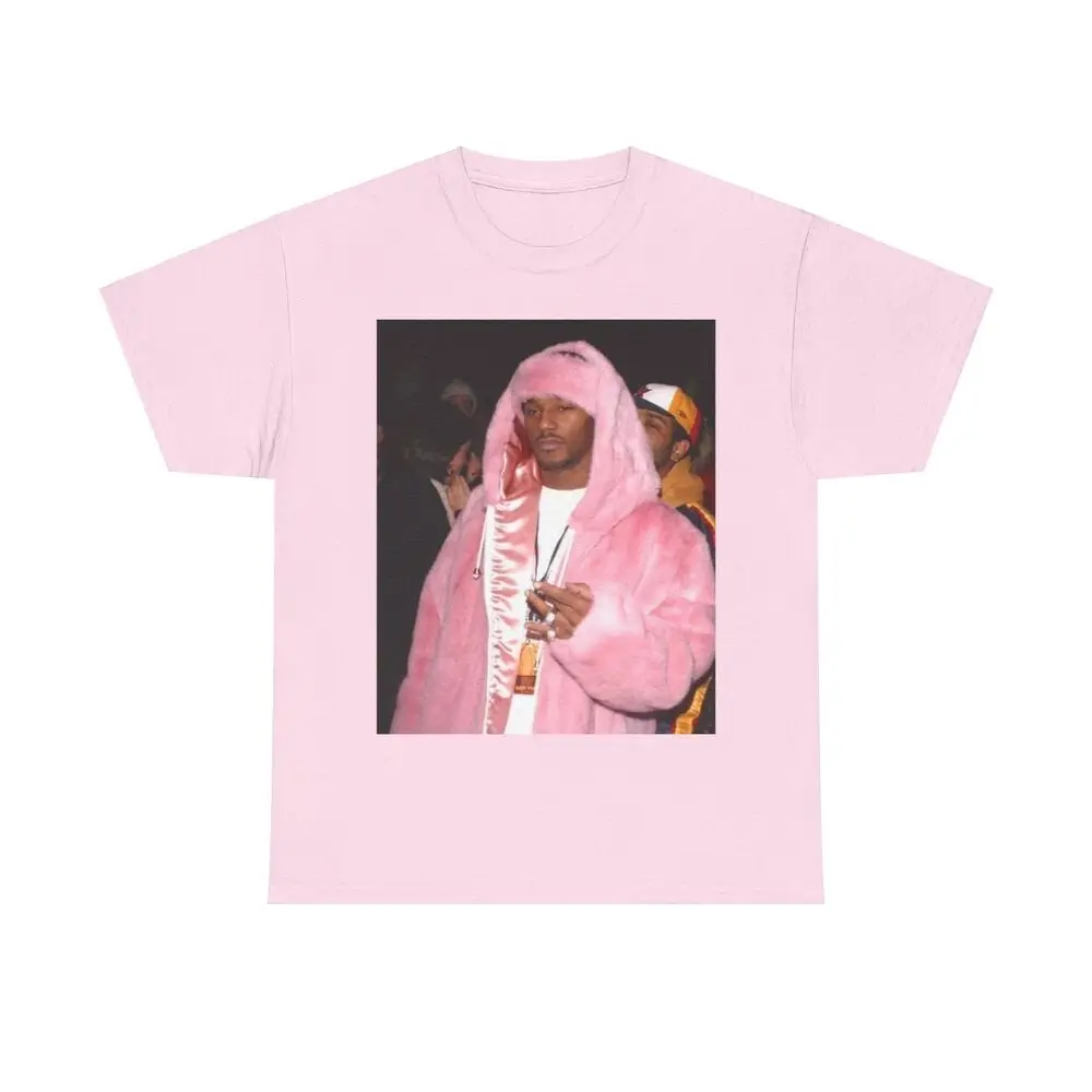 Camron diplomats T-shirt vintage pink fur coat graphic Rap  Heavy Cotton   Tees High Quality 100%Cotton Short Sleeve