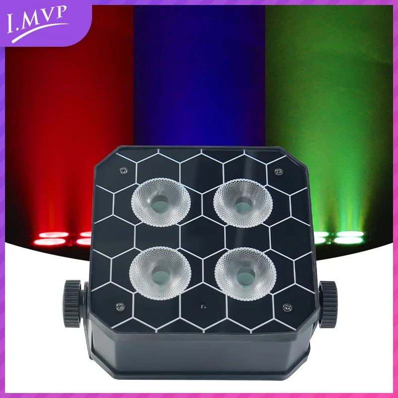

Hot Sale Stage Par Light 4x18w DMX Control RGBWA UV 6in1 Battery LED Par Light for Wedding Party Show
