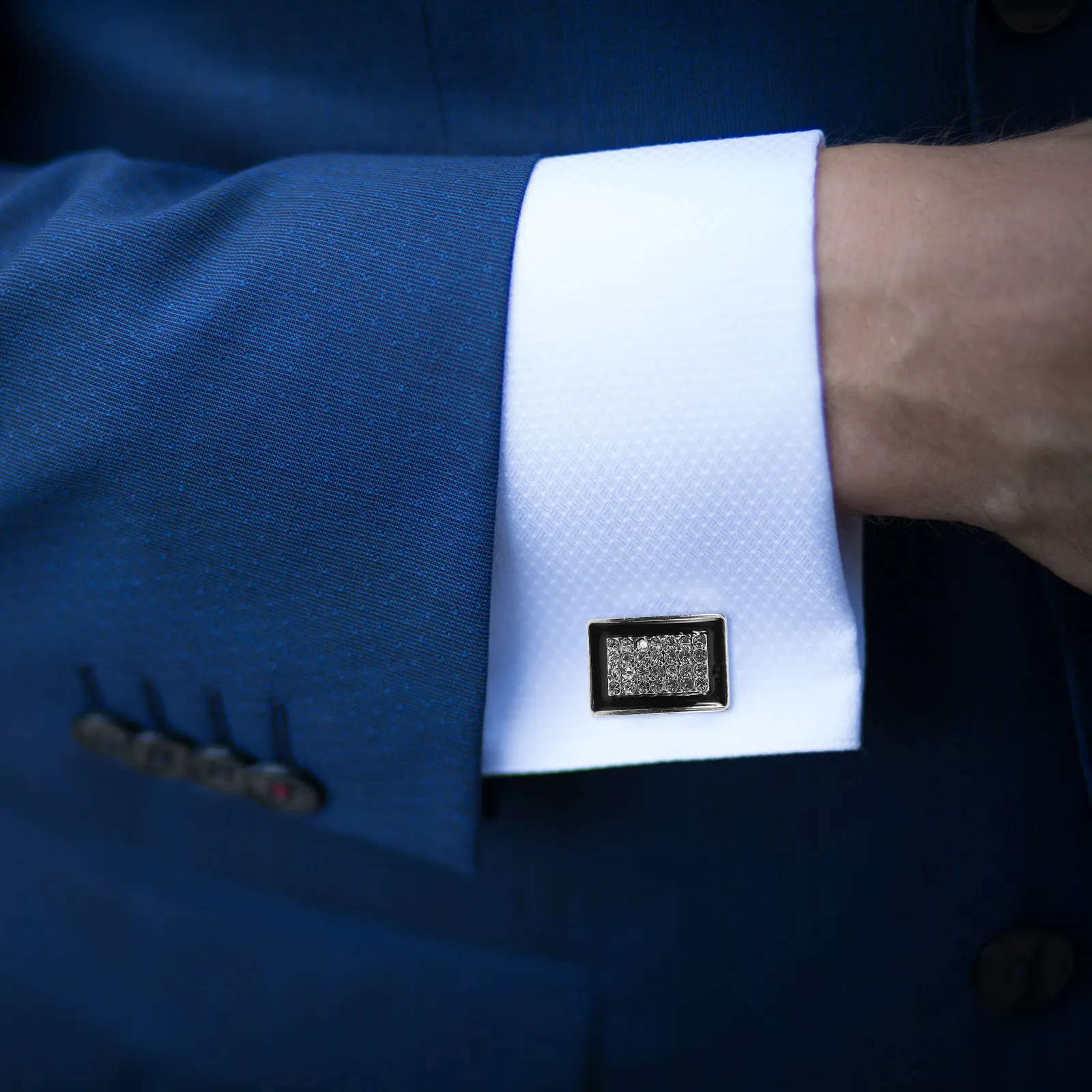 1 paar luxe manchetknopen in F - Dress Shirt French Cuff recensie en prijs