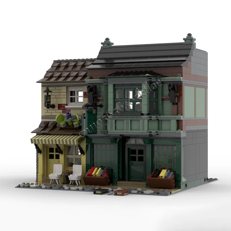 1793 pçs moc filmes famosos série modular apartamento modelo arquitetura blocos de construção diy crianças montagem tijolos brinquedos presentes