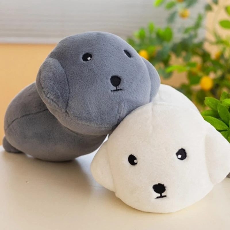 090B Cartoon Dog Doll Children Appease Simulated Dog Doll Home Sofa Decor