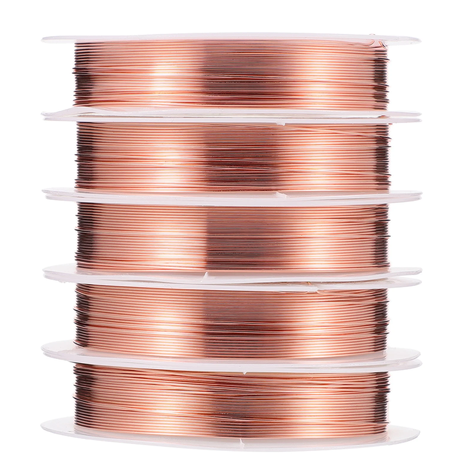 5 Rolls Copper Wire for Jewelry Making Lightweight Durable Rust Resistant DIY for Handmade Jewelry Beading