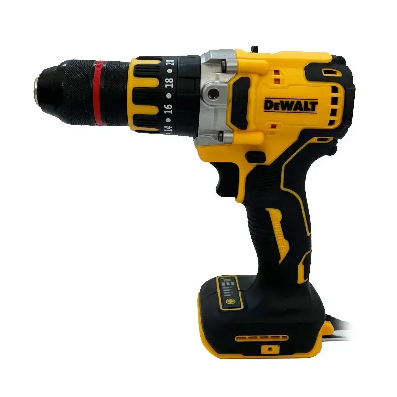 DEWALT DCD791 المدمجة اللاسلكي الحفر فرش السيارات الحفر مفك متعدد الوظائف محرك المنزل أدوات كهربائية قابلة للشحن
