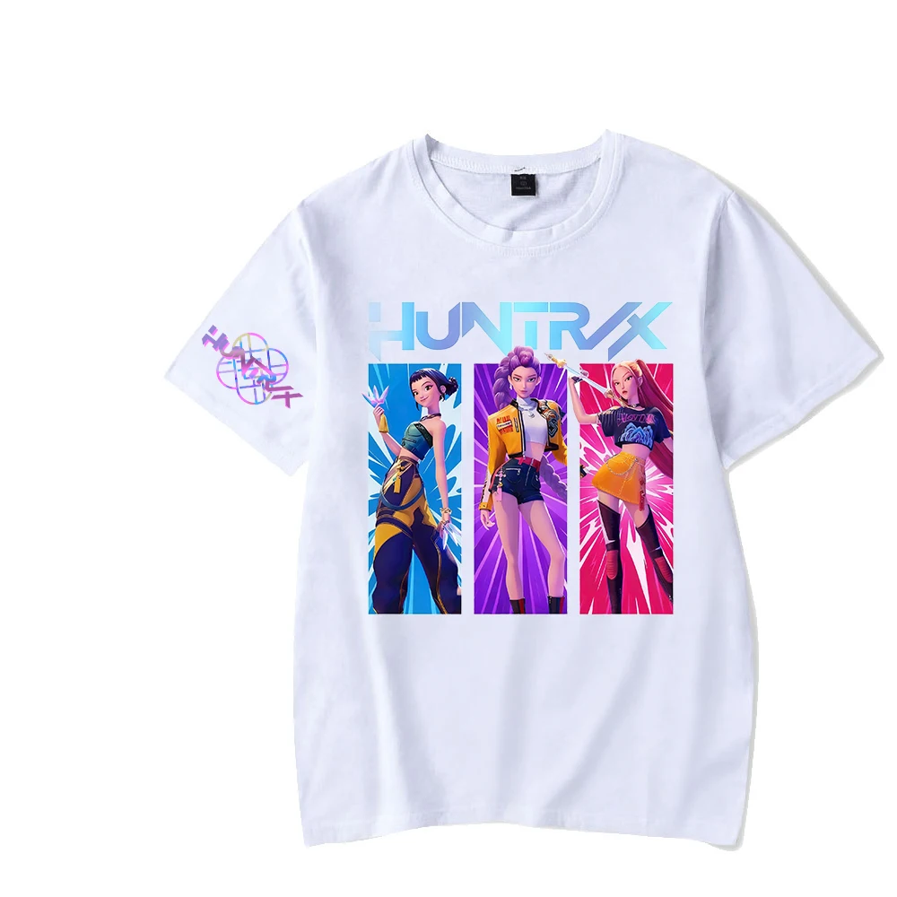تي شيرت Kpop Demon Hunters الرائع الهيب هوب y2k هدية للنساء/الرجال