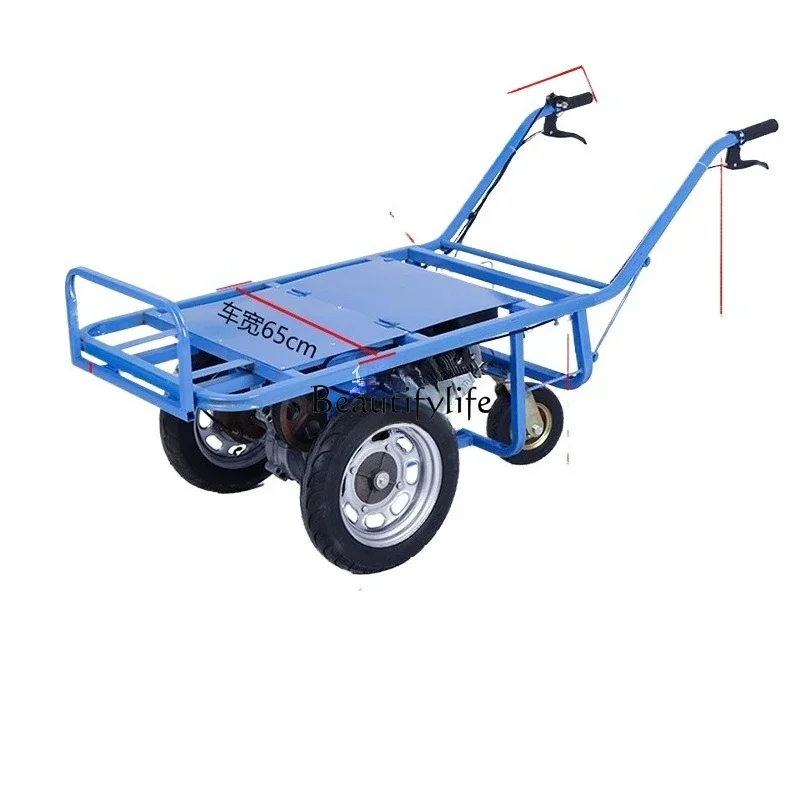 2 yj15  Agricultural  engine Unicycle climbing hill climbing hand push small orchard transportation, chicken bus