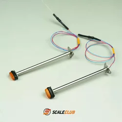 Scaleclub 1/14 Tractor Dump Truck Width Light Warning Light Danger Light LESU DIY