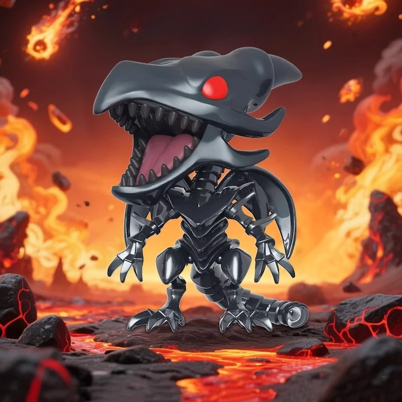 

Genuine Edition FUNKO POP《Yu-Gi-Oh!》 Red-Eyes Black Dragon Anime Action Desktop Decoration Ornament Model Toys Collectible Model