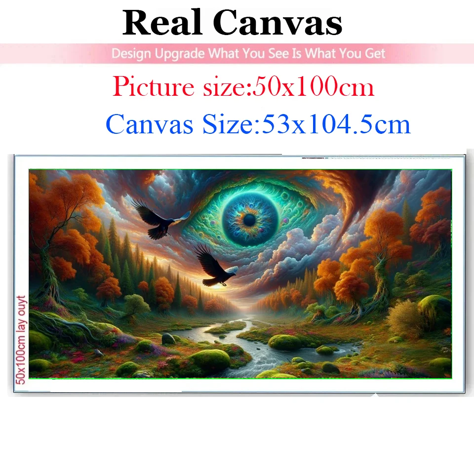 Fantasy Eyes Cloud Sky Landscape 5D Diy Diamond Painting Sale Full Diamond Mosaic Forest Embroidery Art Jewelry Cross Stitch