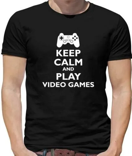 Keep Calm And Play Video Games (Console) Mens - Games - Players - Geek