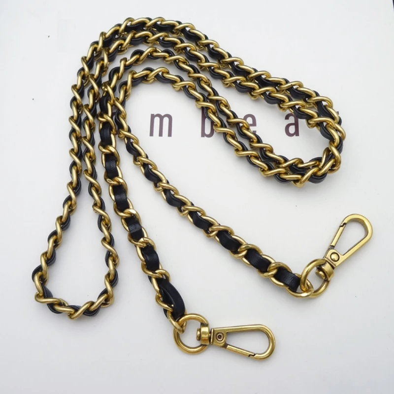 10mm Width Bag Chain Leather Chains Compostite Chain Bags Flap Shoulder Metal Bag Chain Bag Replacement Parts Diy Accessories