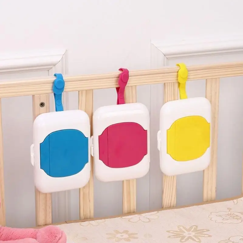 54DF مناديل مبللة للأطفال صندوق سفر محمول مناديل مبللة صندوق حامل منظم يجب أن يكون لديك