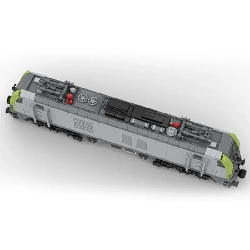 MOC اللبنات BR 159 - Eurodual Captrain نسخة قطار نموذج لتقوم بها بنفسك تجميعها الطوب هدايا عيد الميلاد لعب للأطفال مجموعات