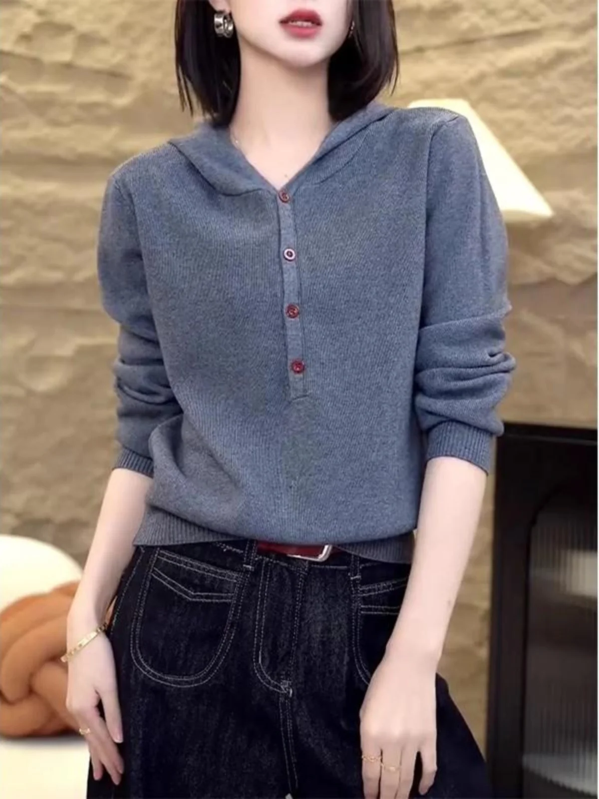 

Sweaters Jumpers Pullovers Womens New in Knitwears Balloons Lantern Coffee Tassels Weekend Lazy Lounging Cozy Comfort Winter Fit