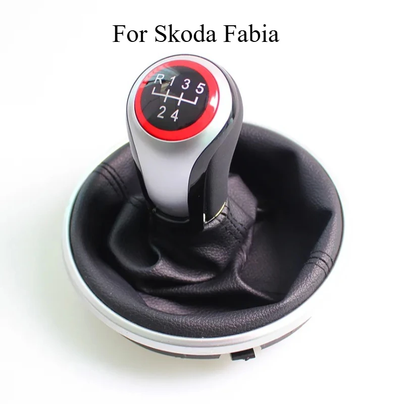 

Для Skoda Fabia 2 II MK2 Combi Scout 2007-2014 Автомобильная ручка переключения передач, кожаный багажник 5J 0711113 F Аксессуар для ремонта автомобиля