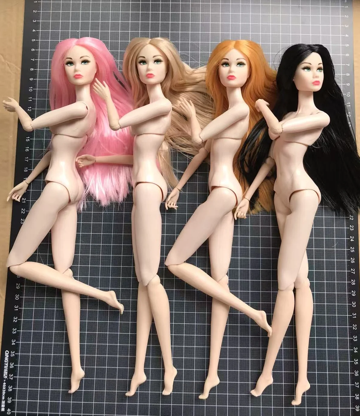 

Good Makeup Poppy Parker Doll Head With Mengf Defects Body Figures 1/6 Doll Accessories Collection Heads Toys Christmas Gift Toy