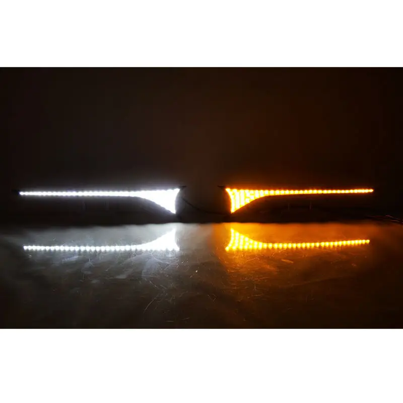 

SAAR Suitable for 2022-2023 Toyota Camry Center Grille Light Daytime Running Light Flowing Turn Signal Modified Front Fog Light