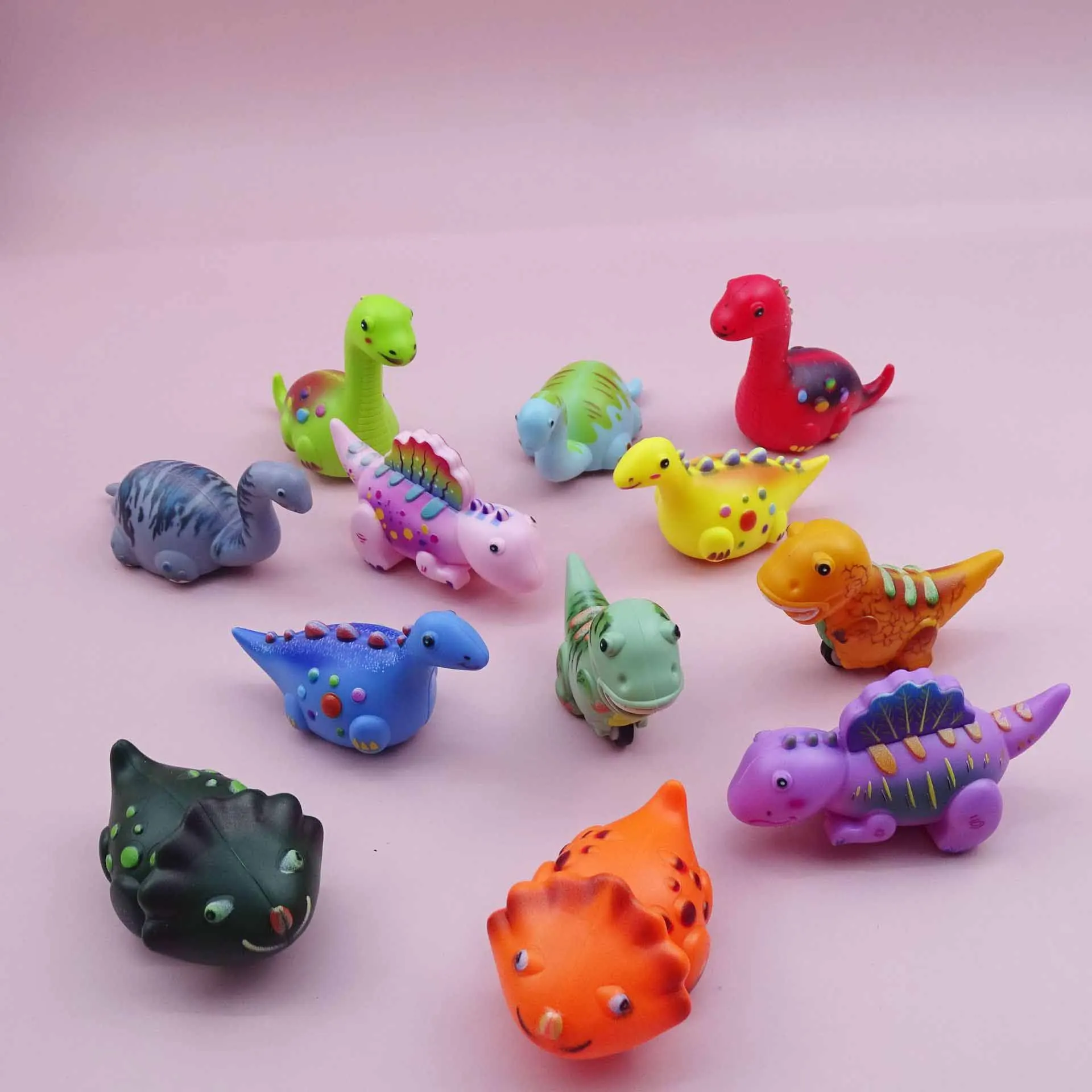 5Pcs Children's Mini Cartoon One-wheeled Inertia Dinosaur Car Toy Creative Cute Simulation Dinosaur Pull Back Car Toy Small Gift