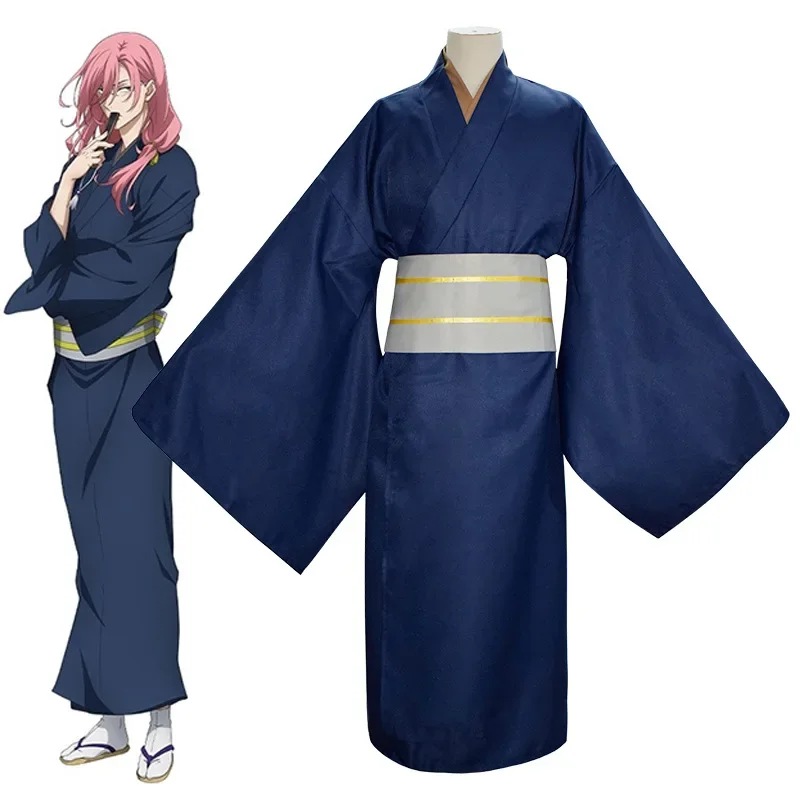 Anime SK8 The Infinity Cherry Blossom Cosplay Costume Kaoru Sakurayashiki Suit Halloween Kimono Outfits Suit Wigs