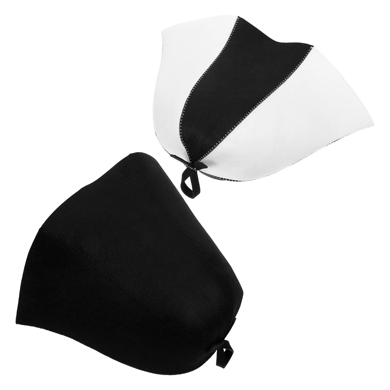 

Комплект из 2 войлочных шапок для сауны: легкие, термозащитные, для русской бани, спа, парной, душа